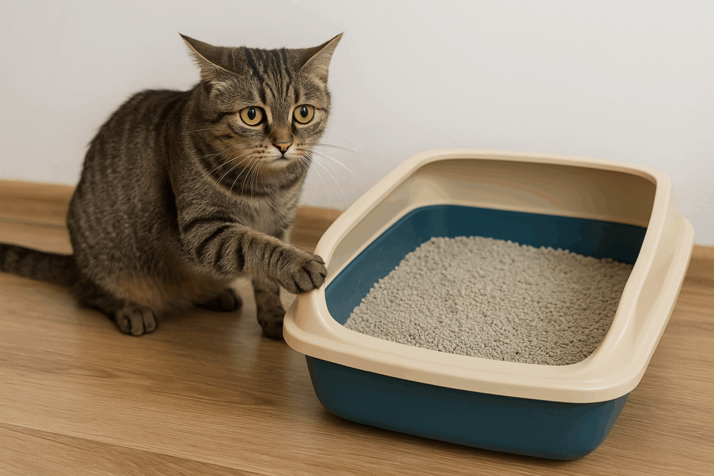 Por qué mi gato no quiere usar el arenero
