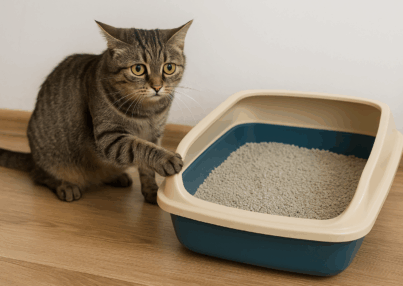 Por qué mi gato no quiere usar el arenero